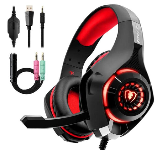 Audífonos Gamer con Micrófono y Sonido Envolvente – Headset Gaming Profesional
